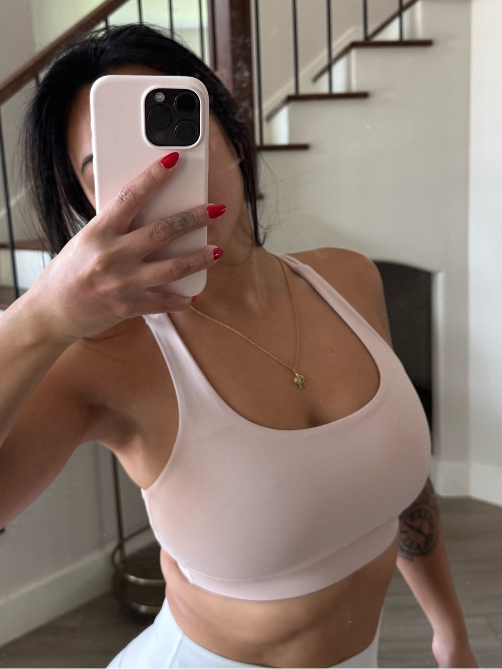 lululemon Energy Bra B-D Cup, MISTY SHELL, Size 6